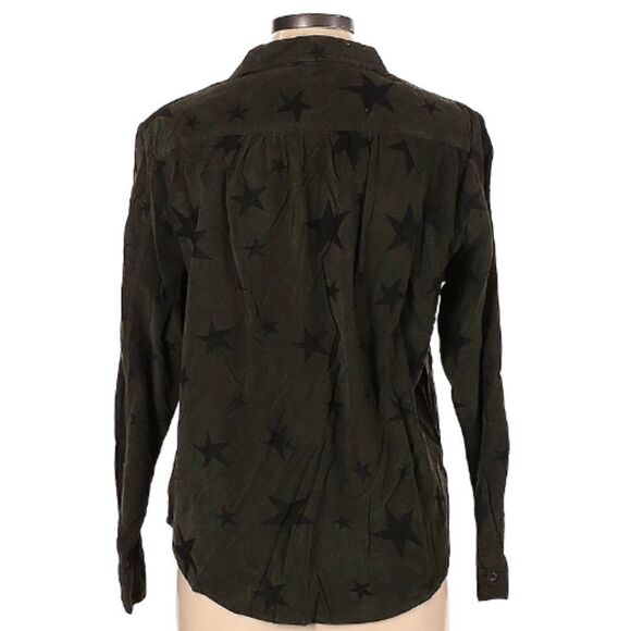 Jak & Rae Star Design Long Sleeve Button-Down Shirt - Picture 2 of 5